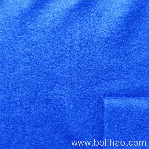 Plain Dye Brushed Raised Polar Fleece Fabric